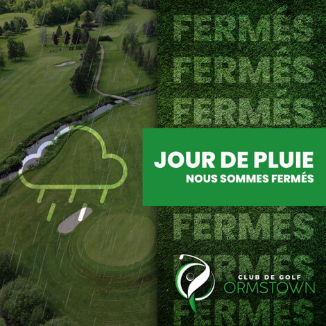 Réalisation de publication pour le Facebook du Golf Ormstown