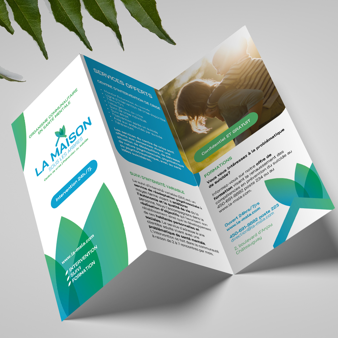 Dépliant Maison sous les Arbres