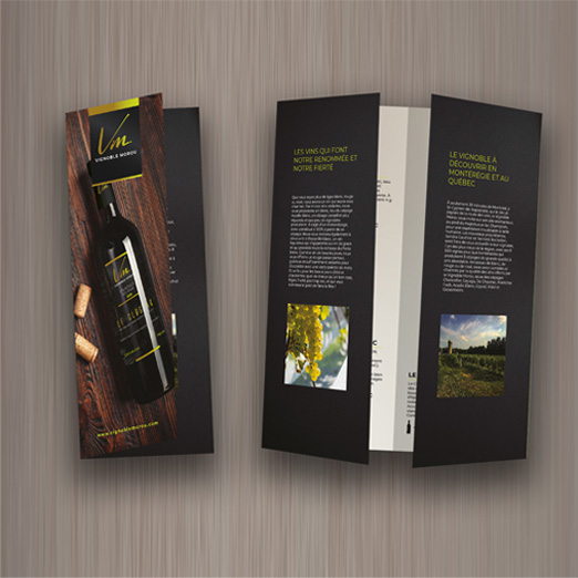 Dépliant Vignoble Morou