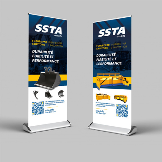 Roll-up SSTA Soudures Richard St-Amant