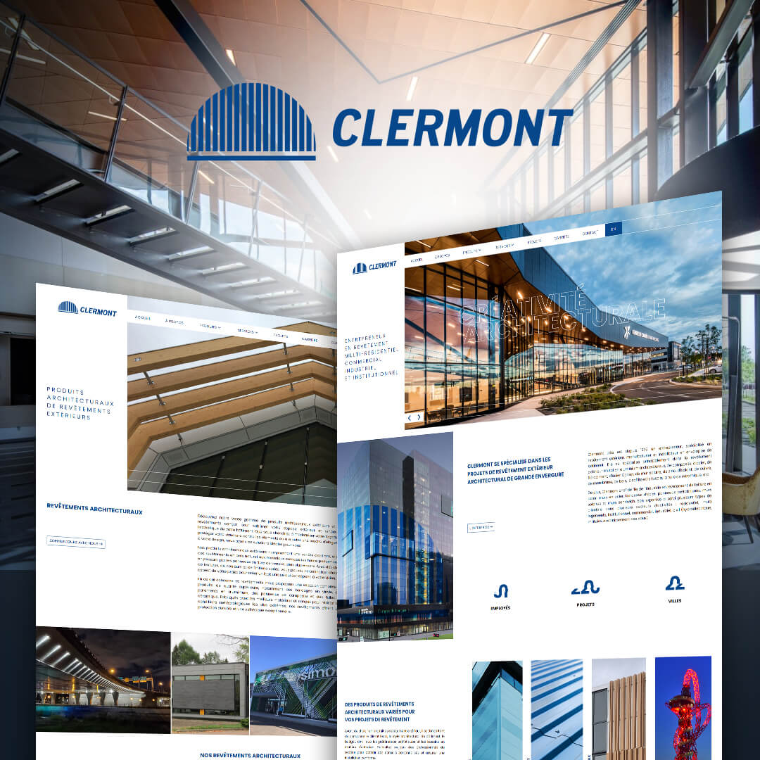 Réalisation du site web de Clermont