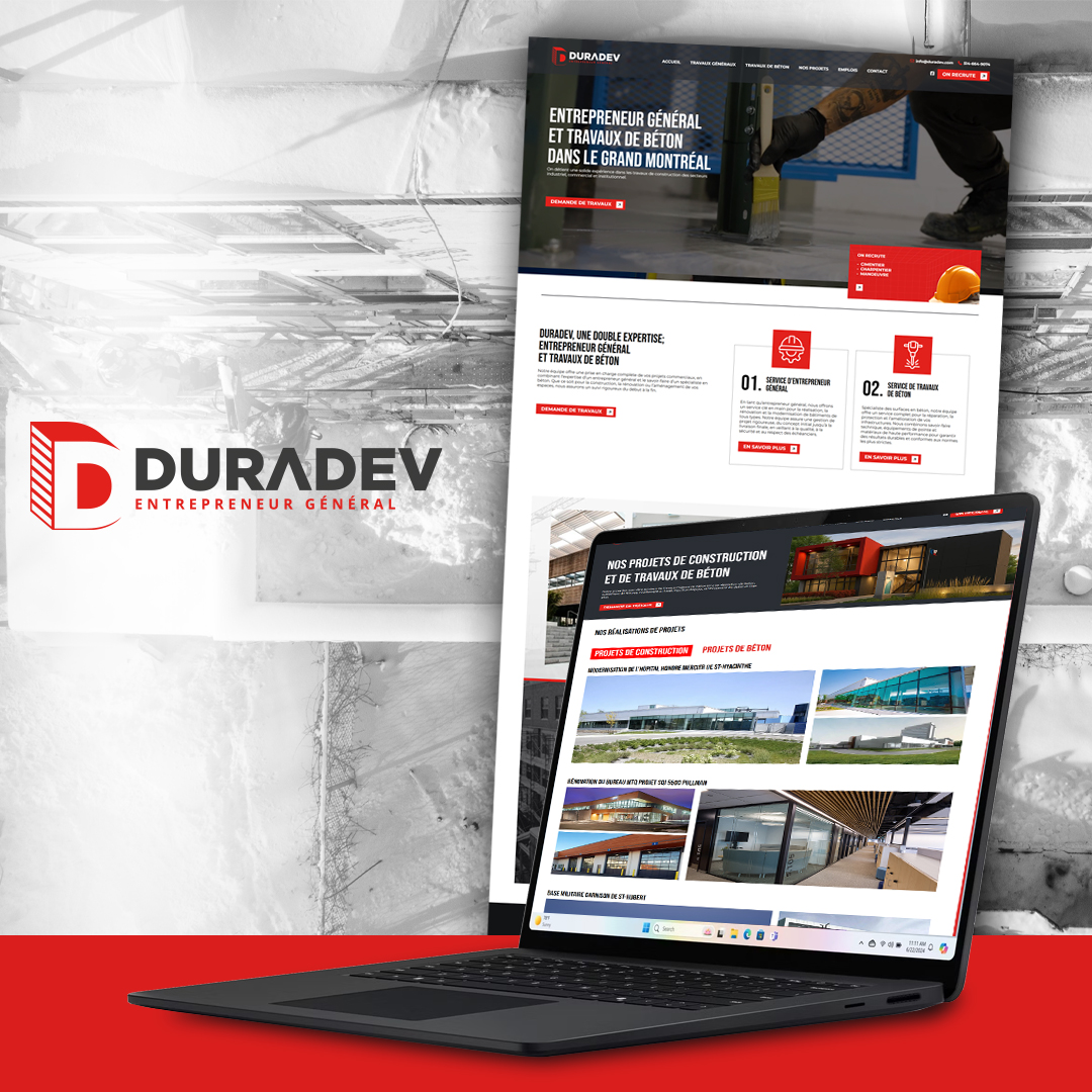 Lien vers https://duradev.ca/